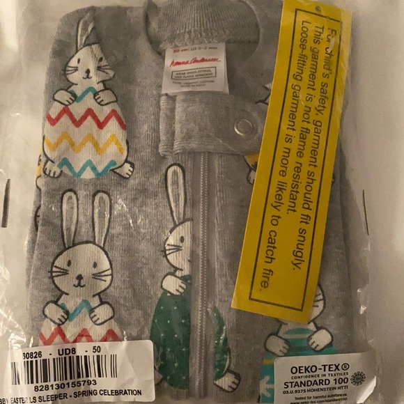 NWT HANNA ANDERSSON EASTER BUNNY SLEEPER - Picture 2 of 3